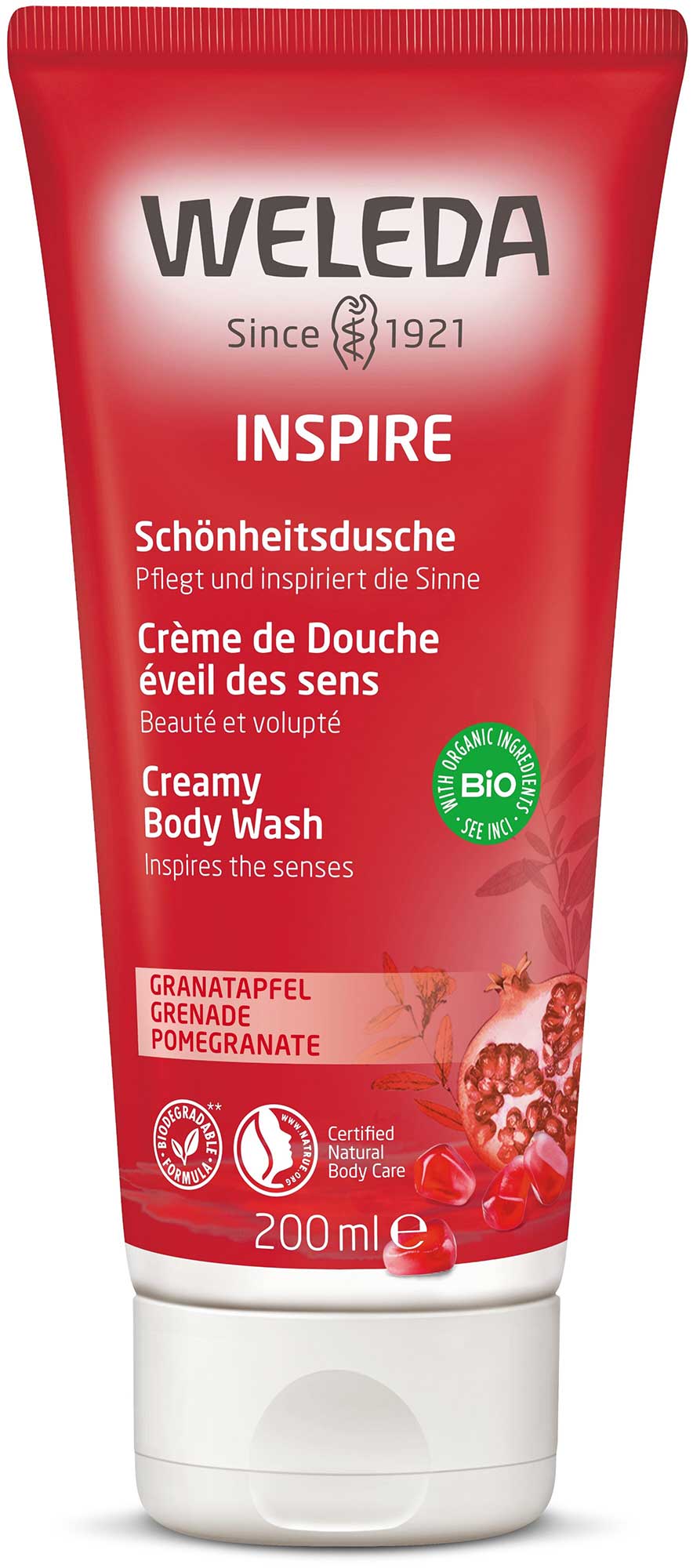 Гранатовый гель для душа Weleda 200мл
Гранатовый гель для душа Weleda 200мл