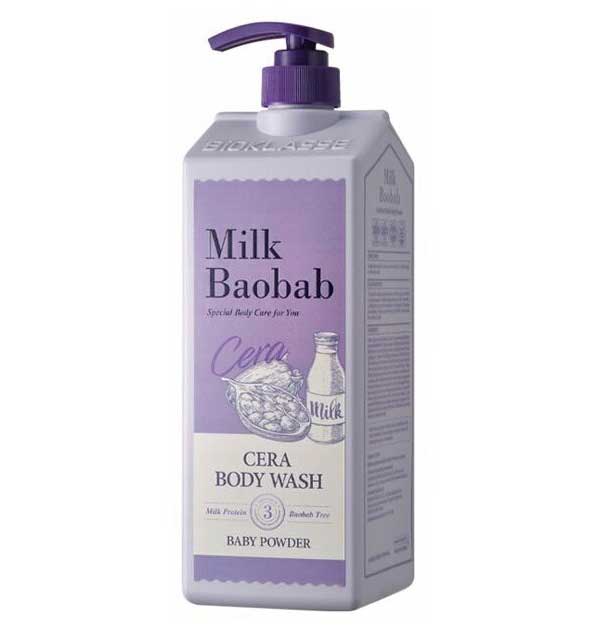 Гель для душа MilkBaobab Cera Body Wash Baby Powder 1200ml
Гель для душа MilkBaobab Cera Body Wash Baby Powder 1200ml