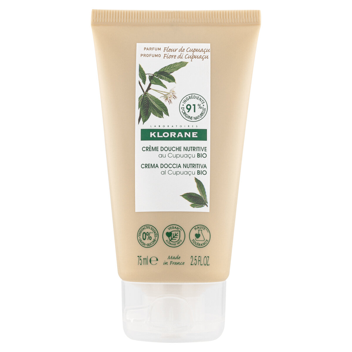 Питательный крем для душа Klorane с Цветком Купуасу 75 мл
Питательный крем для душа Klorane с Цветком Купуасу 75 мл