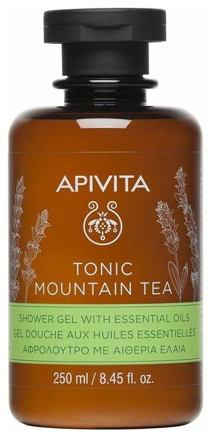 Гель для душа APIVITA Горный чай с эфирными маслами, флакон, 250 мл
Гель для душа APIVITA Горный чай с эфирными маслами, флакон, 250 мл