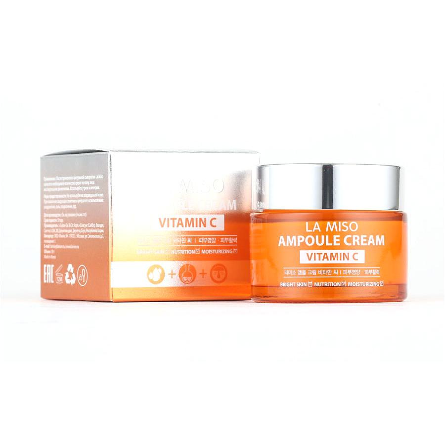 Ампульный крем для лица с витамином с La Miso Ampoule Cream, 50 мл
Ампульный крем для лица с витамином с La Miso Ampoule Cream, 50 мл