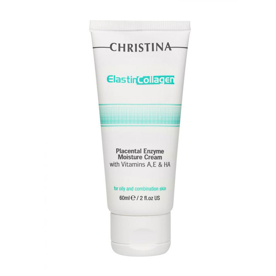 Увлажняющий крем с плацентой Christina Elastin Collagen Placental Enzyme Moisture Cream with Vit. A, E & HA, 60 мл
Увлажняющий крем с плацентой Christina Elastin Collagen Placental Enzyme Moisture Cream with Vit. A, E & HA, 60 мл