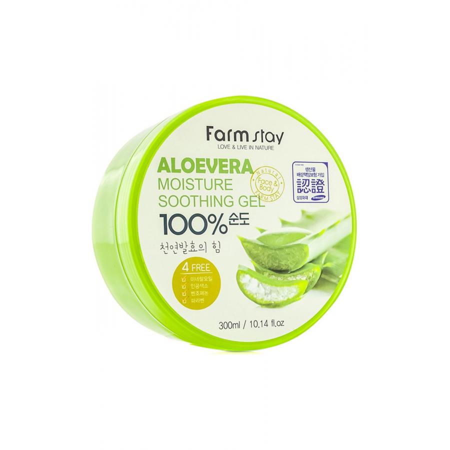 Гель с экстрактом алоэ вера FarmStay Moisture Soothing Gel Aloevera, 300мл
Гель с экстрактом алоэ вера FarmStay Moisture Soothing Gel Aloevera, 300мл