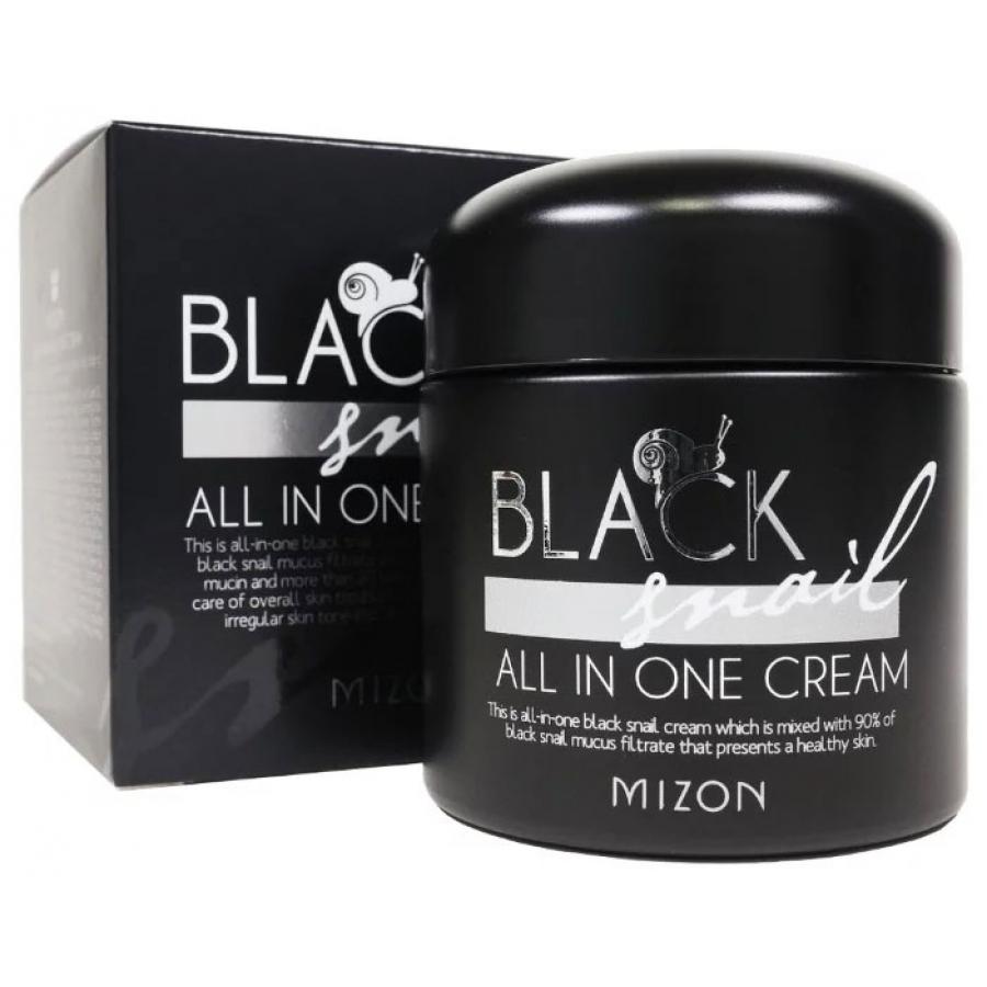 Крем с экстрактом черной улитки Mizon Black Snail All In One Cream, 75ml
Крем с экстрактом черной улитки Mizon Black Snail All In One Cream, 75ml