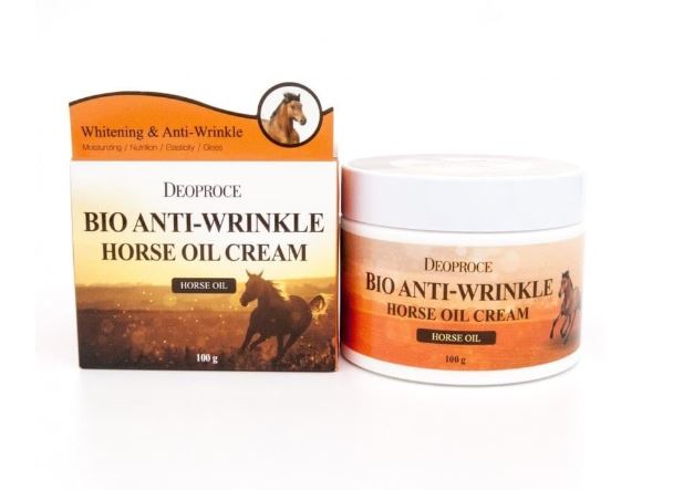 Биокрем против морщин с лошадиным жиром Deoproce Bio Anti-Wrinkle Horse Cream 100гр
Биокрем против морщин с лошадиным жиром Deoproce Bio Anti-Wrinkle Horse Cream 100гр