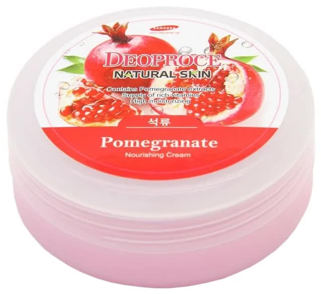 Крем для лица и тела питательный с экстрактом граната Deoproce Natural Skin Pomegranate Nourishing Cream 100гр
Крем для лица и тела питательный с экстрактом граната Deoproce Natural Skin Pomegranate Nourishing Cream 100гр