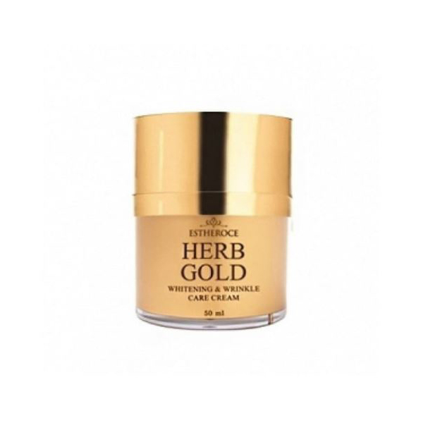Крем для лица омолаживающий Estheroce Herb Gold Whitening & Wrinkle Care Cream 50ml
Крем для лица омолаживающий Estheroce Herb Gold Whitening & Wrinkle Care Cream 50ml