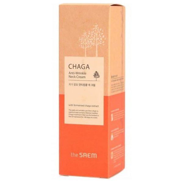 Крем для шеи антивозрастной The Saem Chaga Anti-Wrinkle Neck Cream 100мл
Крем для шеи антивозрастной The Saem Chaga Anti-Wrinkle Neck Cream 100мл
