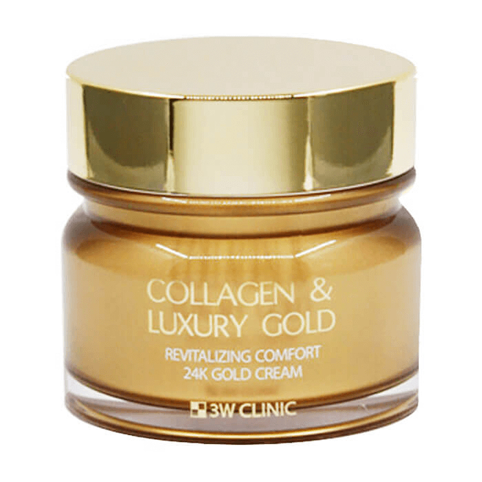 Омолаживающий крем для лица с коллагеном и коллоидным золотом 3W Clinic Collagen & Luxury Gold Cream
Омолаживающий крем для лица с коллагеном и коллоидным золотом 3W Clinic Collagen & Luxury Gold Cream