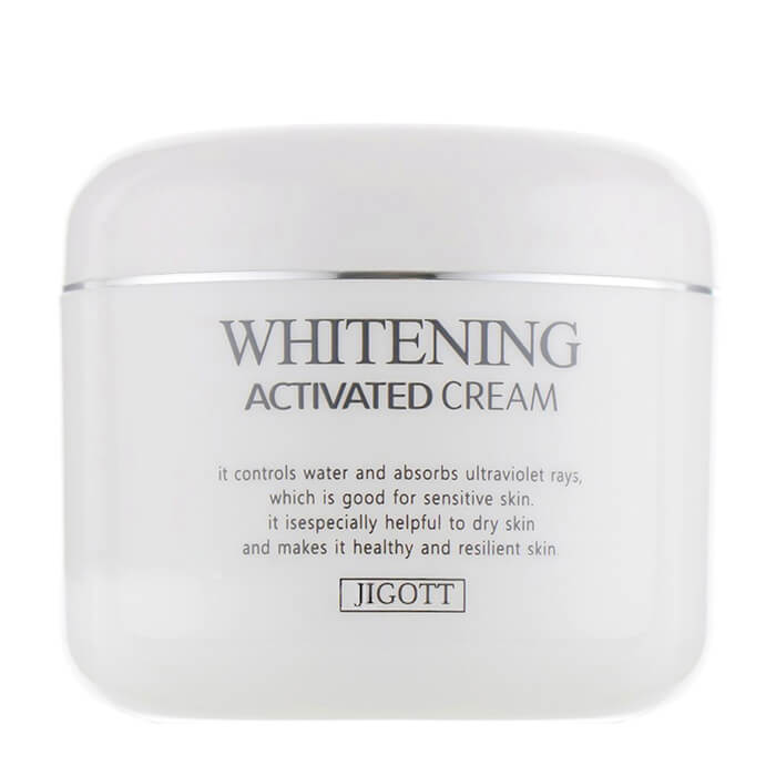 Отбеливающий крем для лица Jigott Whitening Activated Cream
Отбеливающий крем для лица Jigott Whitening Activated Cream