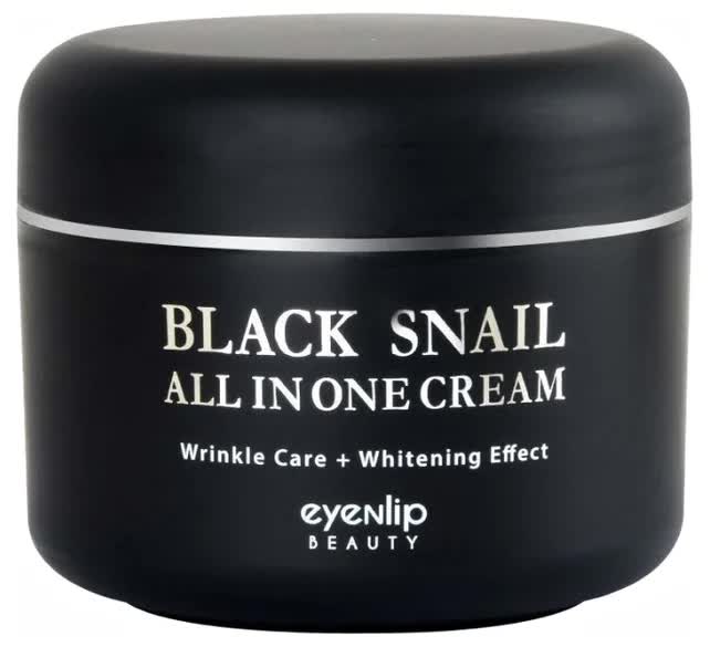Крем для лица многофункциональный с экстрактом черной улитки Eyenlip Black Snail All In One Cream 100мл
Крем для лица многофункциональный с экстрактом черной улитки Eyenlip Black Snail All In One Cream 100мл
