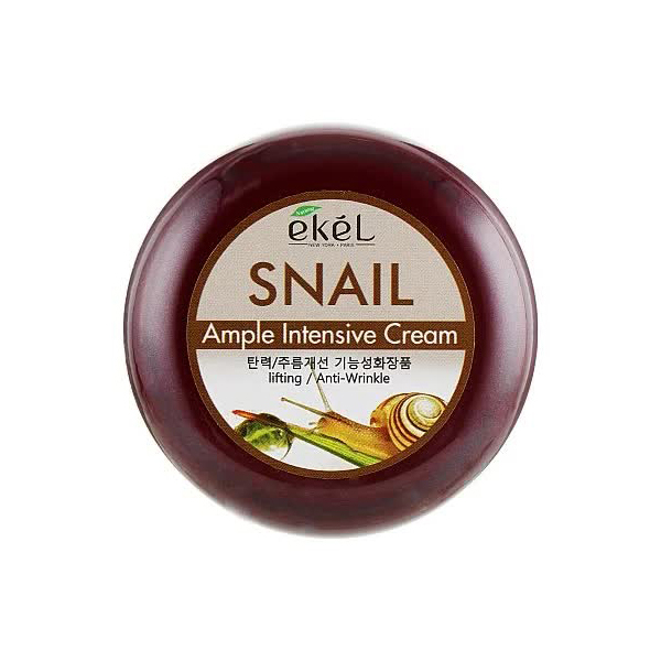 EKEL Крем для лица с муцином улитки Ample Intensive Cream Snail, 100гр
EKEL Крем для лица с муцином улитки Ample Intensive Cream Snail, 100гр