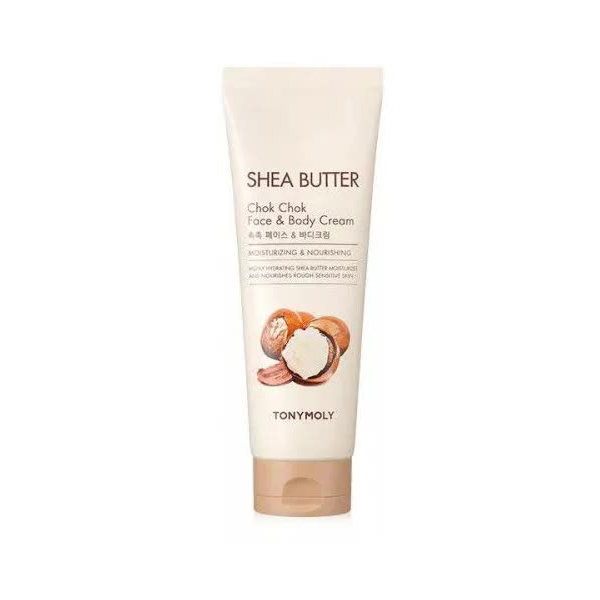 TONYMOLY Увлажняющий крем для лица и тела с маслом ши SHEA BUTTER Chok Chok Face & Body Cream, 250мл
TONYMOLY Увлажняющий крем для лица и тела с маслом ши SHEA BUTTER Chok Chok Face & Body Cream, 250мл