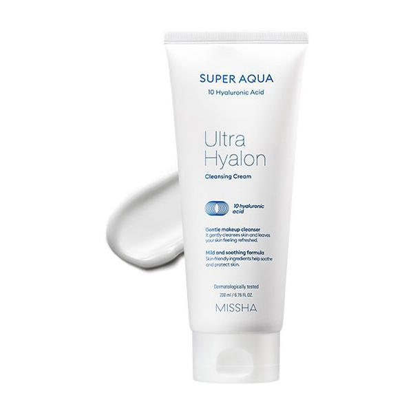 Очищающий крем для лица MISSHA Super Aqua Ultra Hyalron Cleansing Cream 200 мл
Очищающий крем для лица MISSHA Super Aqua Ultra Hyalron Cleansing Cream 200 мл