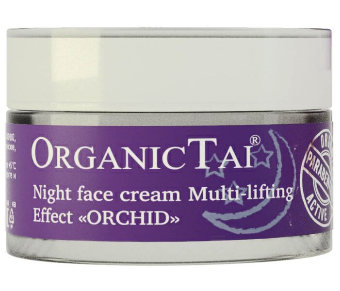 OrganicTai Ночной крем для лица мульти-лифтинг эффект Night face cream Multi-lifting Effect "Orchid", 50 мл
OrganicTai Ночной крем для лица мульти-лифтинг эффект Night face cream Multi-lifting Effect "Orchid", 50 мл