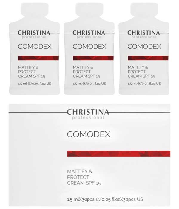 Матирующий защитный крем Christina Comodex Mattify&Protect Cream SPF-15 саше 1,5*30 шт
Матирующий защитный крем Christina Comodex Mattify&Protect Cream SPF-15 саше 1,5*30 шт