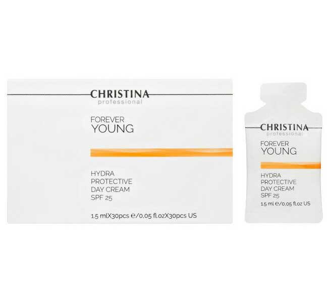 Дневной гидрозащитный крем Christina Forever Young-Hydra Protective Day cream SPF-25 1,5 мл х 30 шт
Дневной гидрозащитный крем Christina Forever Young-Hydra Protective Day cream SPF-25 1,5 мл х 30 шт