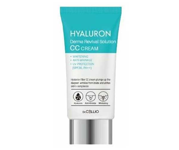 Крем СС гилауроновый Dr.Cellio Hyaluron Derma Revival Solution CC Cream
Крем СС гилауроновый Dr.Cellio Hyaluron Derma Revival Solution CC Cream