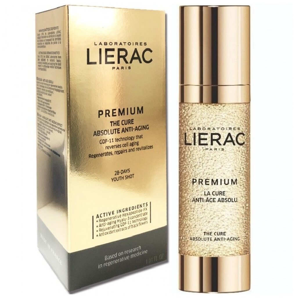 Интенсивный уход Lierac Premium 28 дней анти-аж Абсолю 30 мл
Интенсивный уход Lierac Premium 28 дней анти-аж Абсолю 30 мл