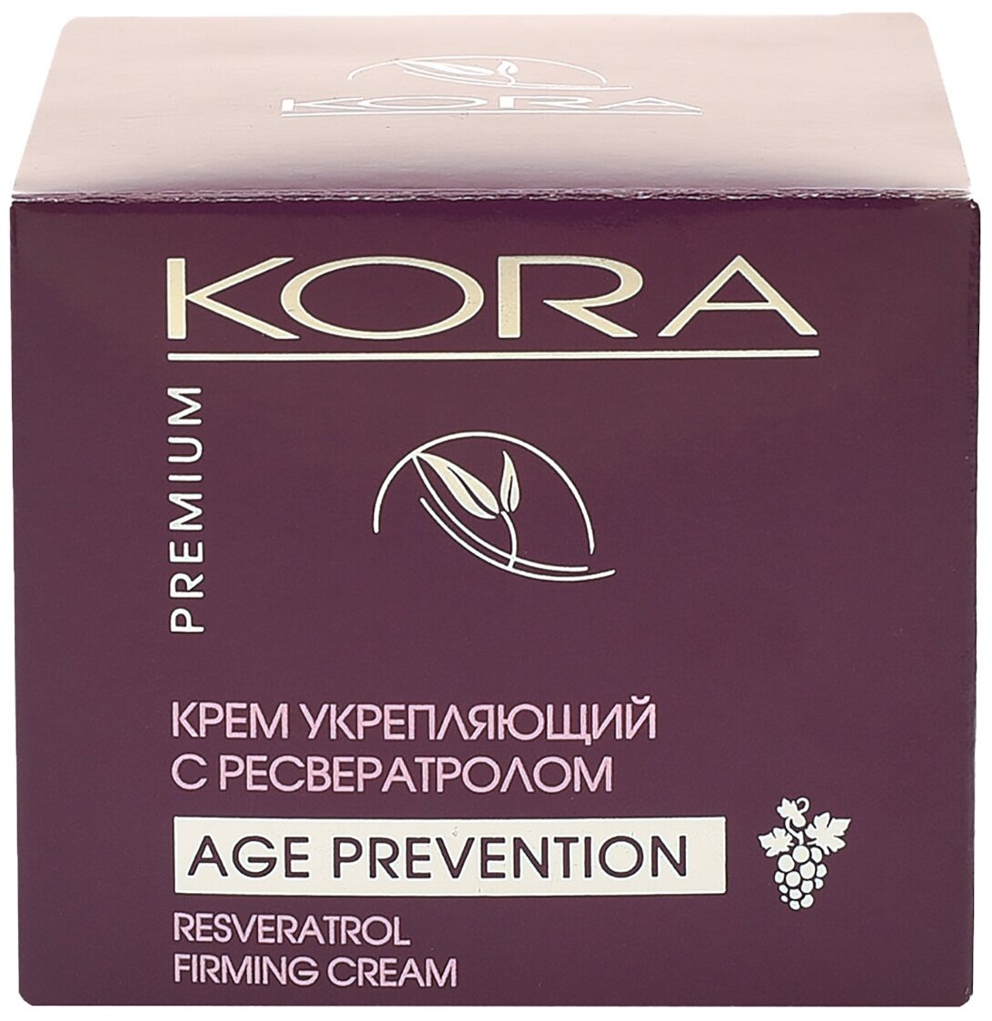 Крем Кора укрепляющий с ресвератролом, 50 мл
Крем Кора укрепляющий с ресвератролом, 50 мл