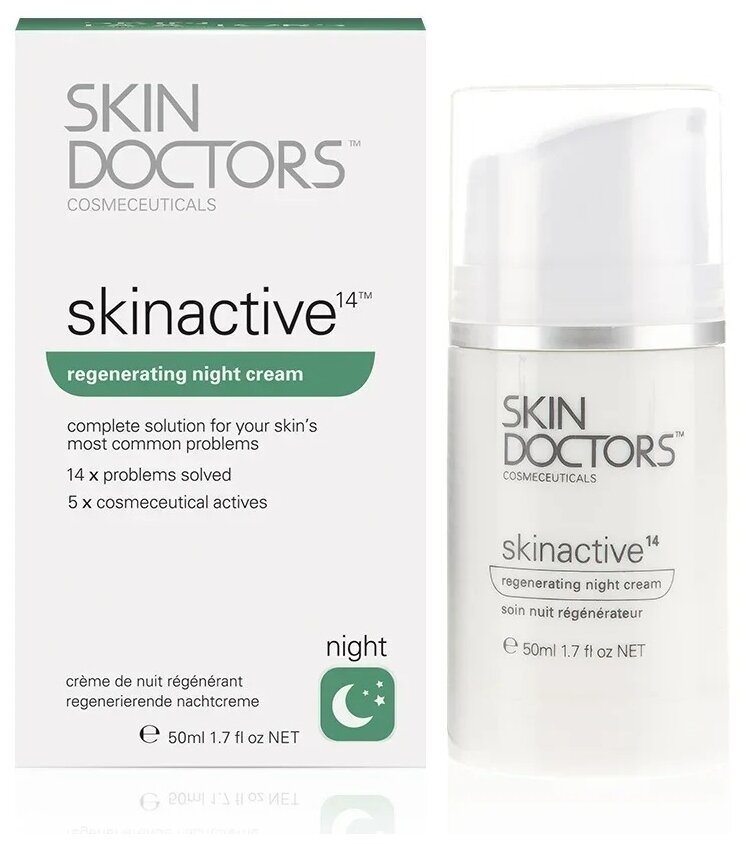 Регенерирующий ночной крем Skin Doctors 50 мл
Регенерирующий ночной крем Skin Doctors 50 мл