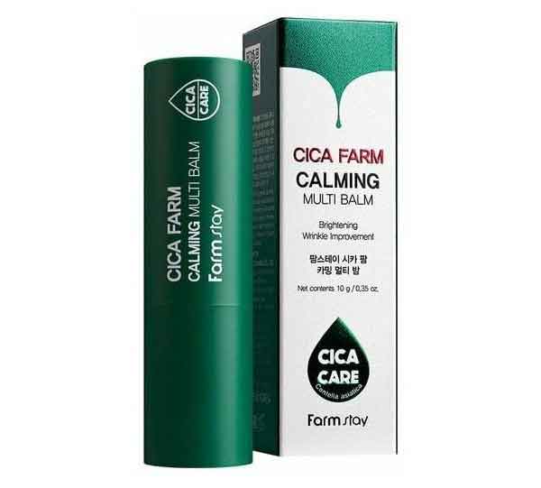 Успокаивающий мультифункциональный бальзам-стик FarmStay c центеллой азиатской, 10г
Успокаивающий мультифункциональный бальзам-стик FarmStay c центеллой азиатской, 10г