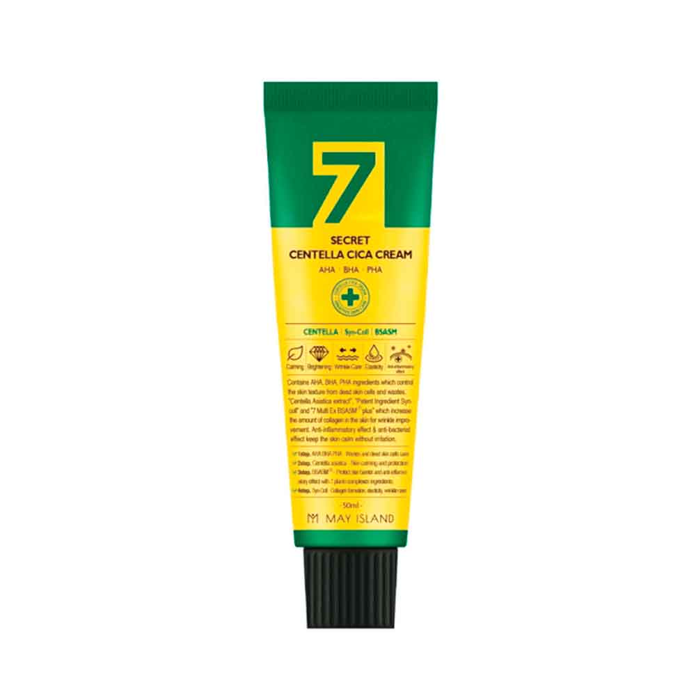 Обновляющий крем для лица May Island с центеллой азиатской и AHA, BHA, PHA кислотами, 50мл
Обновляющий крем для лица May Island с центеллой азиатской и AHA, BHA, PHA кислотами, 50мл