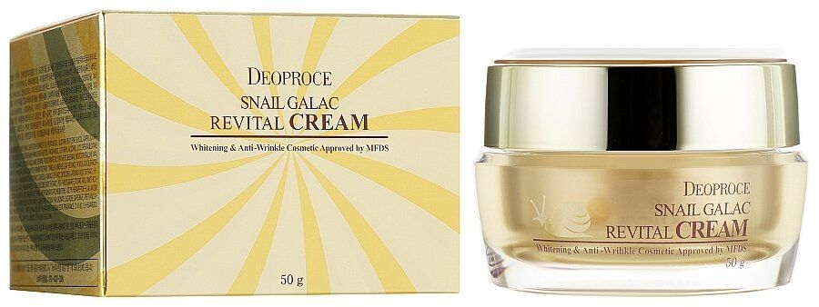 Восстанавливающий крем для лица Deoproce с муцином улитки и галактомисисом
Восстанавливающий крем для лица Deoproce с муцином улитки и галактомисисом