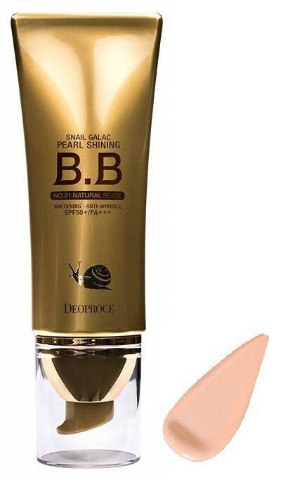 Антивозрастной ББ крем Deoproce с муцином улитки и галактомисисом NO.21
Антивозрастной ББ крем Deoproce с муцином улитки и галактомисисом NO.21