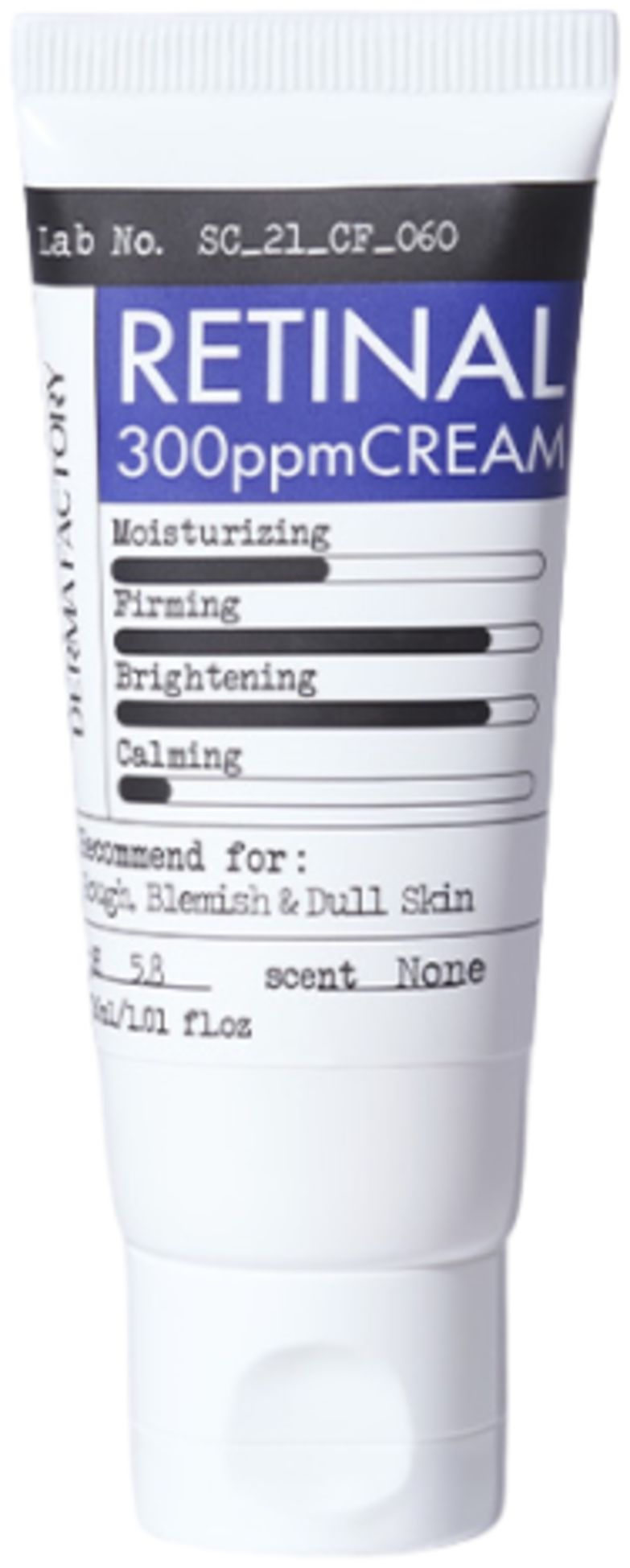 Крем для лица Derma Factory Retinal 300ppm с ретиналом
Крем для лица Derma Factory Retinal 300ppm с ретиналом