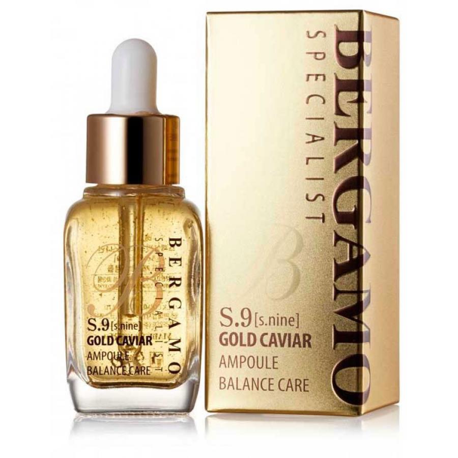 Сыворотка ампульная с золотом и икрой Bergamo Specialist S.Nine Gold Caviar Ampoule, 30мл
Сыворотка ампульная с золотом и икрой Bergamo Specialist S.Nine Gold Caviar Ampoule, 30мл