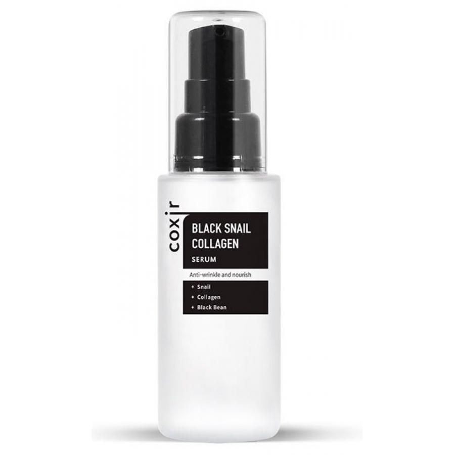 Сыворотка с коллагеном и муцином черной улитки Coxir Black Snail Collagen Serum, 50мл
Сыворотка с коллагеном и муцином черной улитки Coxir Black Snail Collagen Serum, 50мл