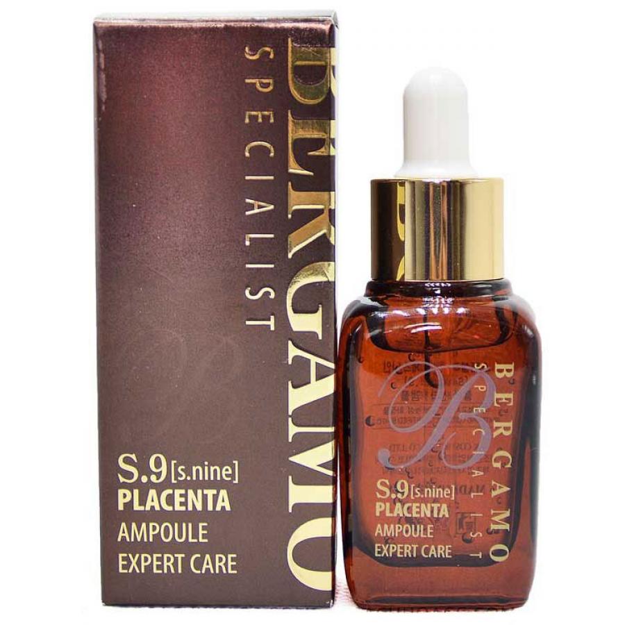 Сыворотка ампульная с экстрактом плаценты Bergamo Specialist S.Nine Placenta Ampoule, 30мл
Сыворотка ампульная с экстрактом плаценты Bergamo Specialist S.Nine Placenta Ampoule, 30мл