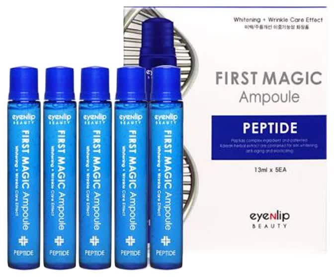 Ампулы для лица с пептидами Eyenlip First Magic Ampoule Peptide 13мл*5
Ампулы для лица с пептидами Eyenlip First Magic Ampoule Peptide 13мл*5