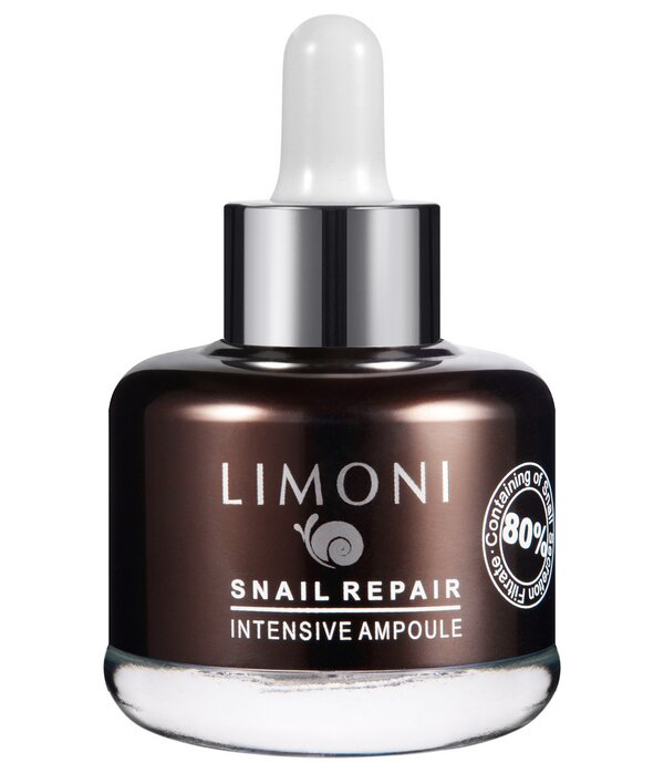 LIMONI Восстанавливающая сыворотка с экстрактом муцина улитки Snail Repair Intensive Ampoule, 25 мл
LIMONI Восстанавливающая сыворотка с экстрактом муцина улитки Snail Repair Intensive Ampoule, 25 мл