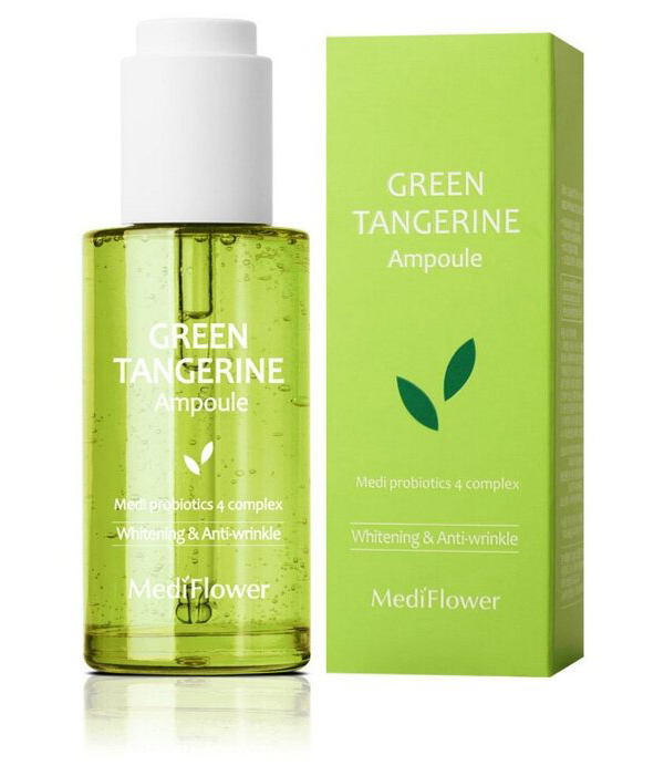 Medi Flower Тонизирующая сыворотка с зелёным мандарином Green Tangerine Ampoule, 100 мл
Medi Flower Тонизирующая сыворотка с зелёным мандарином Green Tangerine Ampoule, 100 мл