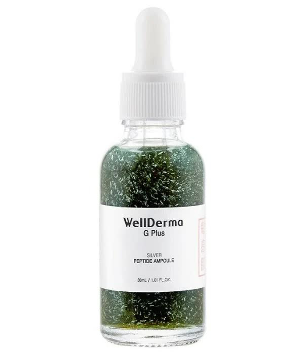 Сыворотка для лица WELLDERMA ПЕПТИДЫ/СЕРЕБРО G Plus Silver Peptide Ampoule, 30 мл
Сыворотка для лица WELLDERMA ПЕПТИДЫ/СЕРЕБРО G Plus Silver Peptide Ampoule, 30 мл