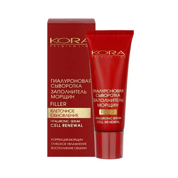 Гиалуроновая сыворотка КОРА заполнение морщин Pr 25мл
Гиалуроновая сыворотка КОРА заполнение морщин Pr 25мл