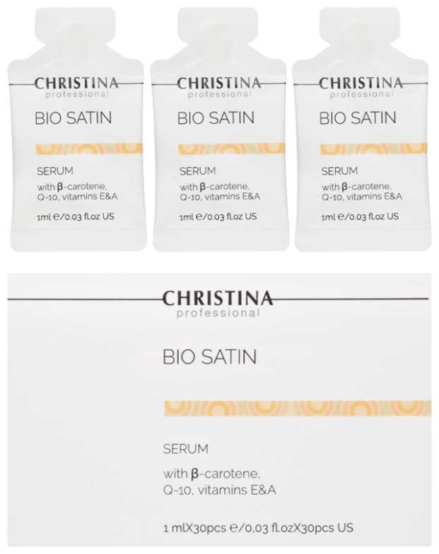 Сыворотка «Био-Сатин» Christina Bio Satin Serum в инд. саше 1 мл х 30 шт.
Сыворотка «Био-Сатин» Christina Bio Satin Serum в инд. саше 1 мл х 30 шт.