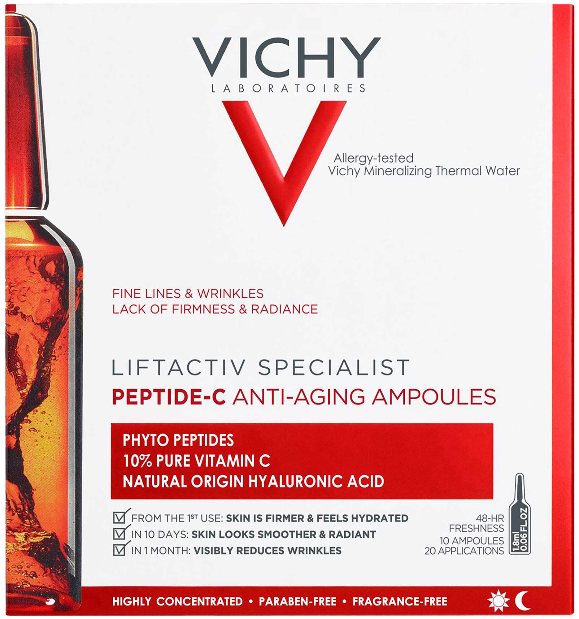 Концентрированная антивозрастная сыворотка Vichy LIFTACTIV SPECIALIST Peptide-C в ампулах 10 штук
Концентрированная антивозрастная сыворотка Vichy LIFTACTIV SPECIALIST Peptide-C в ампулах 10 штук