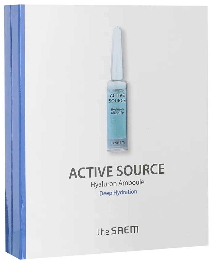 Сыворотка ампульная гиалуроновая The Saem Active Source Hyaluron Ampoule
Сыворотка ампульная гиалуроновая The Saem Active Source Hyaluron Ampoule