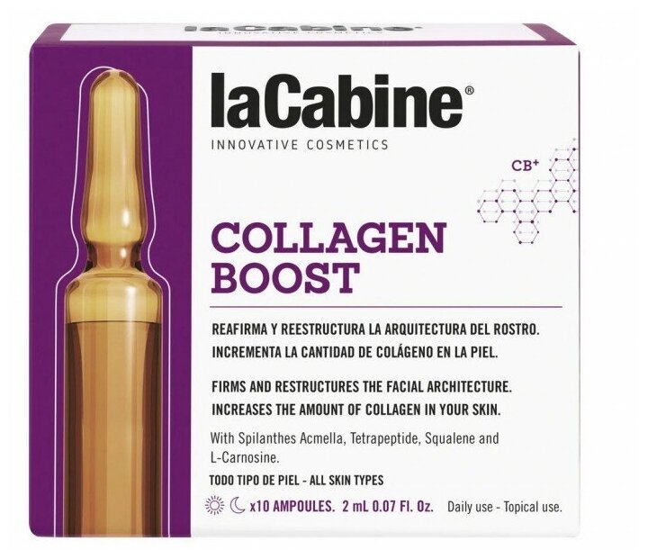 Концентрированная сыворотка La Cabine в ампулах- стимулятор коллагена 10*2 ml
Концентрированная сыворотка La Cabine в ампулах- стимулятор коллагена 10*2 ml