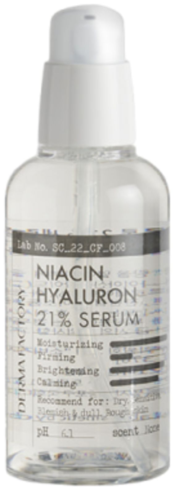 Сыворотка для лица Derma Factory Niacin Hyaluron 21% с ниацинамидом и гиалуроновой кислотой
Сыворотка для лица Derma Factory Niacin Hyaluron 21% с ниацинамидом и гиалуроновой кислотой