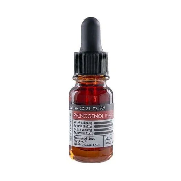 Сыворотка для лица Derma Factory Pycnogenol 1% Ampoule с пикногенолом
Сыворотка для лица Derma Factory Pycnogenol 1% Ampoule с пикногенолом