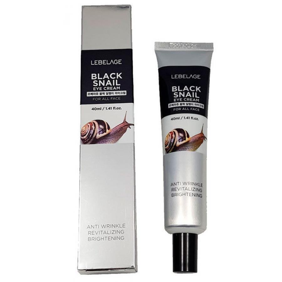 Крем для глаз с муцином чёрной улитки Lebelage Black Snail Eye Cream, 40мл
Крем для глаз с муцином чёрной улитки Lebelage Black Snail Eye Cream, 40мл