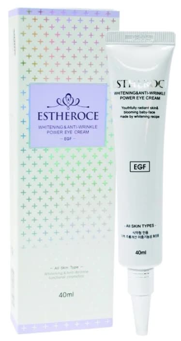 Крем для век омолаживающий с EGF Estheroce Whitening & Anti-Wrinkle Power Eye Cream 40мл
Крем для век омолаживающий с EGF Estheroce Whitening & Anti-Wrinkle Power Eye Cream 40мл