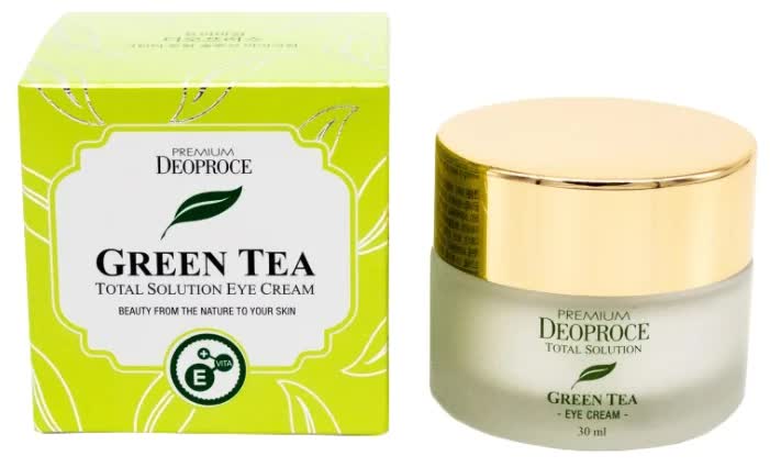 Крем для век увлажняющий с экстрактом зеленого чая Premium Deoproce Greentea Total Solution Eye Cream 30мл
Крем для век увлажняющий с экстрактом зеленого чая Premium Deoproce Greentea Total Solution Eye Cream 30мл