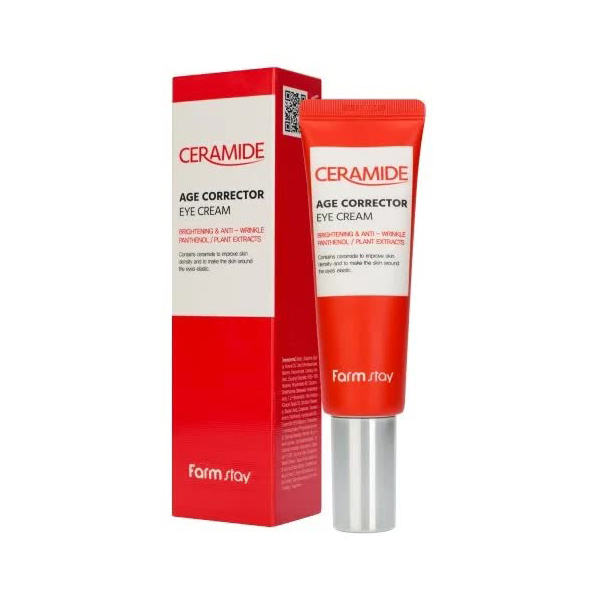 Крем для кожи вокруг глаз с керамидами FarmStay Ceramide Age Corrector Eye Сream 50мл
Крем для кожи вокруг глаз с керамидами FarmStay Ceramide Age Corrector Eye Сream 50мл