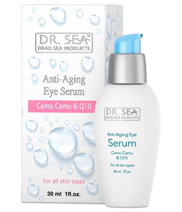 Dr. Sea Антиоксидантная сыворотка для глаз с Каму-Каму и Q10 30 мл
Dr. Sea Антиоксидантная сыворотка для глаз с Каму-Каму и Q10 30 мл