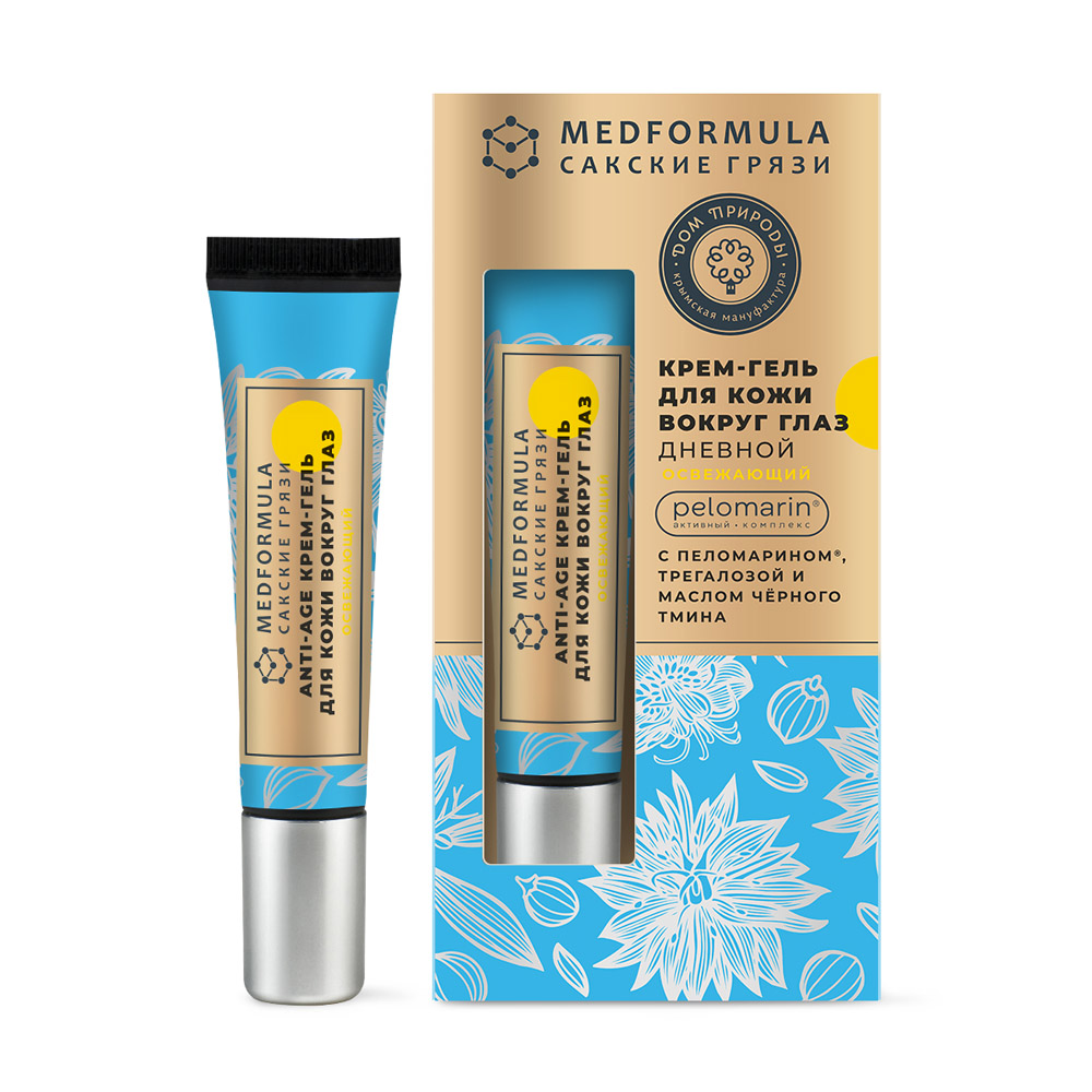 Крем-гель для кожи вокруг глаз ДОМ ПРИРОДЫ Освежающий дневной, 15г
Крем-гель для кожи вокруг глаз ДОМ ПРИРОДЫ Освежающий дневной, 15г